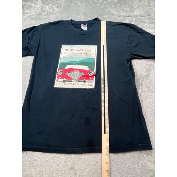 Healeys In The Smokies 2009 T-Shirt Mens Large Black Gildan Heavy Cotton Classic - Picture 5 of 10